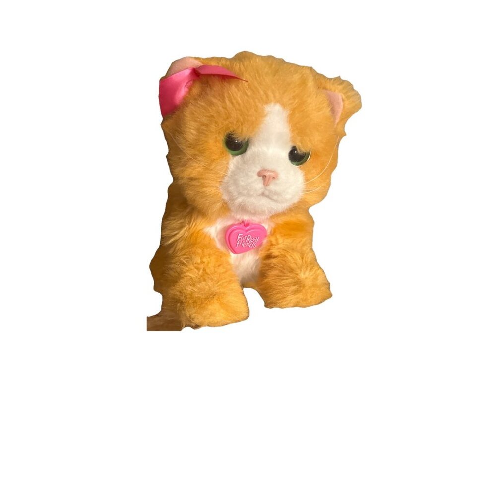 FurReal Friends Daisy Play with Me Orange Cute Animated Interactive Cat Works